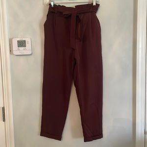 Paper bag waist pants